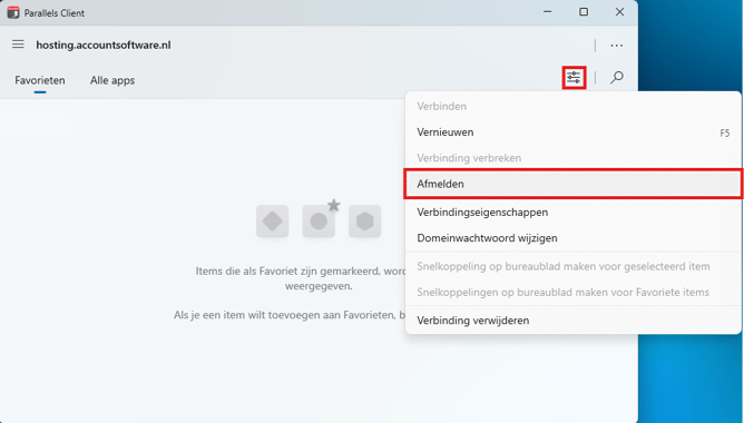 1. Snelkoppelingen vernieuwen